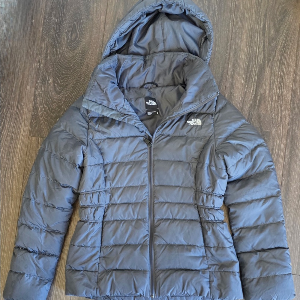 The North Face Charcoal Quilted Jacket